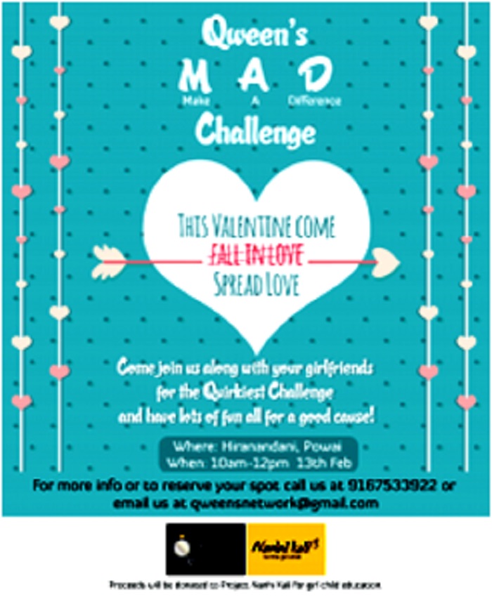 Event-QWEEN's M.A.D. Challenge (Make a Difference) Feb 2016-Image